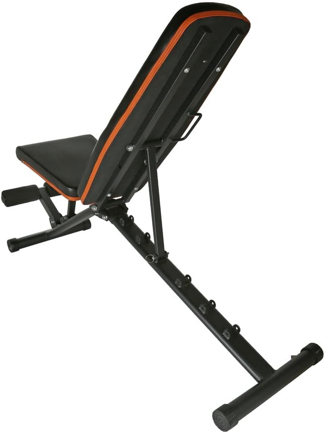 Gymenist Exercise Bench Adjustable Foldable Compact Workout Weight (FOLD-110B)