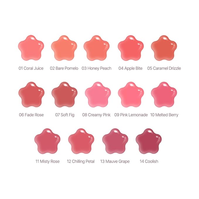 dasique Pure Water Lip Gloss 0.09 oz | Variety of Colors | Dewy Gloss | Buildable Gloss Tesxture | Non-Sticky | K-beauty (#10 Melted Berry)