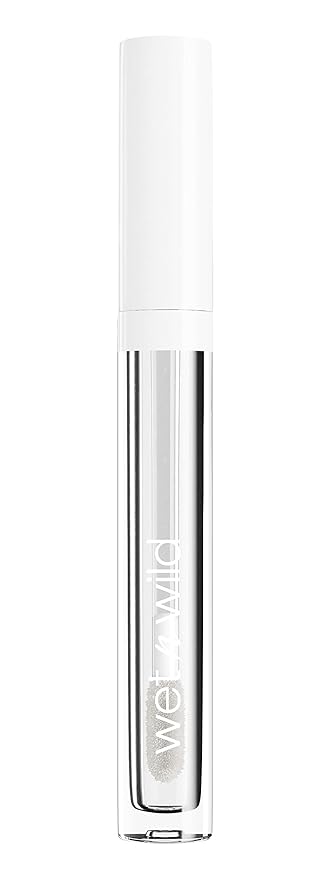 wet n wild Mega Slicks Lip Gloss | Long Lasting | Hyaluronic Acid | High Shine | Crystal Clear (Pack of 2)