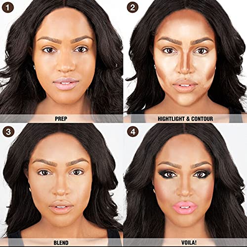 6 Colors Highlight and Contour Stick,Dual-Ended Full Coverage Stick Set