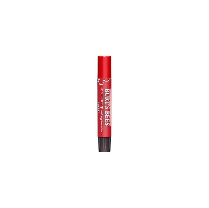 Burt's Bees 100% Natural Moisturizing Lip Shimmer, Cherry Moisturizing