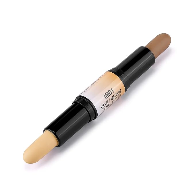 6 Colors Highlight and Contour Stick,Dual-Ended Full Coverage Stick Set