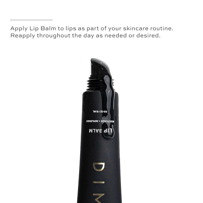 DIME Beauty Lip Balm, Hydrating Lip Balm and Gloss, Vegan & Cruelty-Free, Anti-Aging Lip Care, .5 oz / 15 ml