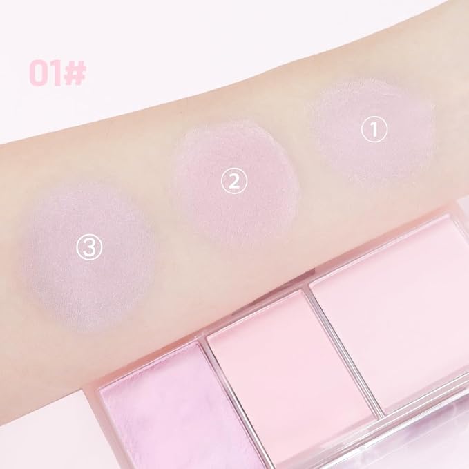 3 IN 1 Brown Nude Face Highlight Bronzer