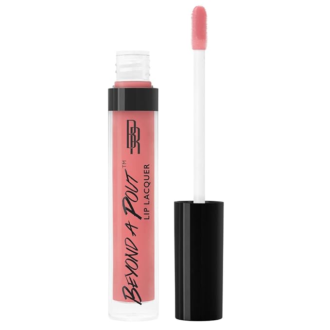 Black Radiance Beyond A Pout Lip Lacquer Lip Gloss, Heat Wave (Pack of 2)