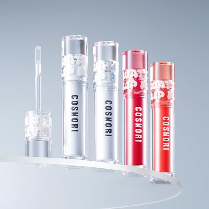 COSNORI Water-full Lip Plumper - Lip volumizing effect, Plump & moist texture, Hydrated lips, Vegan (Strong 01 Clear)