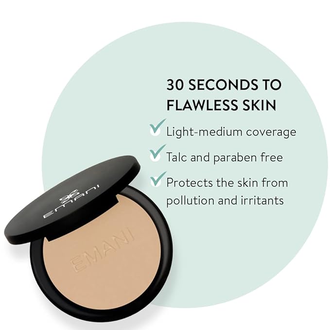 EMANI Vegan Cosmetics Flawless Matte Foundation, 294 Deep
