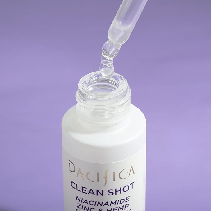 Pacifica Clean Shot Niacinamide Zinc and Hemp 10 0.8 oz