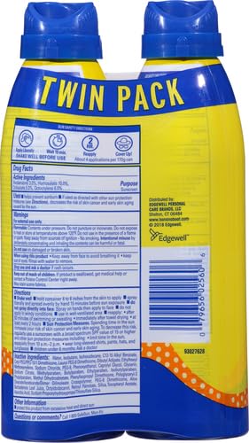 Banana Boat Kids Sport Sunscreen Spray SPF 50, Twin Pack | Kids Sunscreen Spray, Kids Sunblock Spray, Oxybenzone Free Sunscreen for Kids, Spray Sunscreen SPF 50, 6oz each