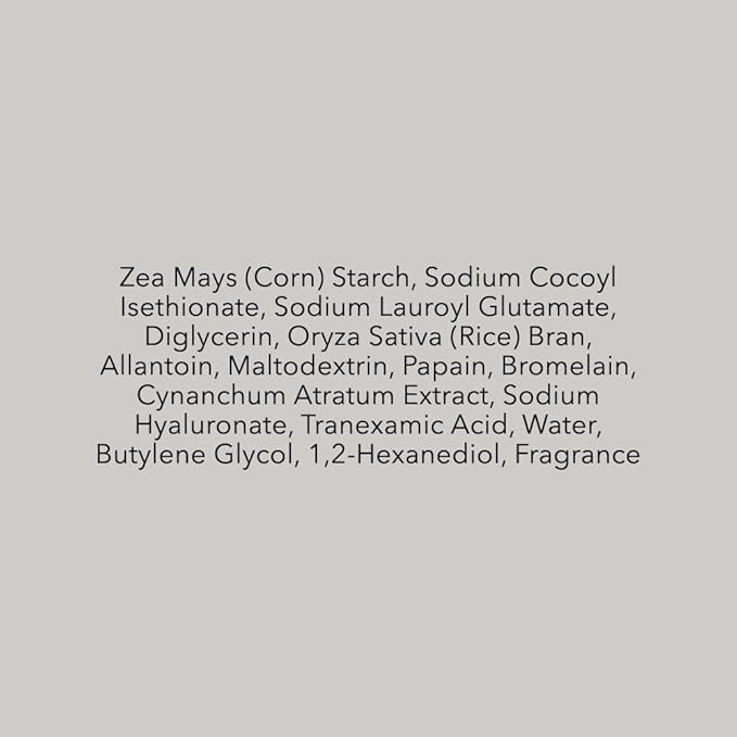 Rice Bran Powder Wash | Mild Exfoliating