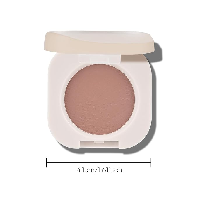 KYDA Single Matte Eyeshadow, Dusty Rose Pink Eyeshadow, Ultra-fine Smooth Powder, Lightweight Blendable Formula, Warm Tone Eyes Makeup, Mist Rose