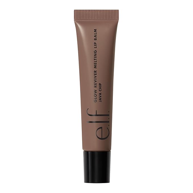 e.l.f. Glow Reviver Melting Lip Balm, Hydrating Tinted Lip Balm For A Glossy Finish & Soft, Supple Lips, Vegan & Cruelty-Free, Java Chip