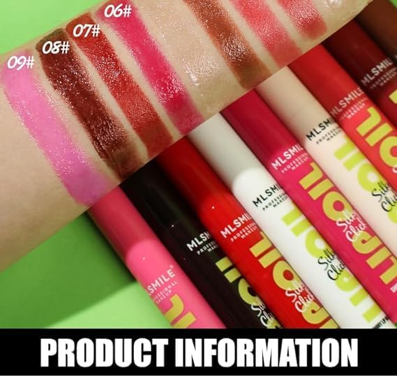3 Colors Fat Lip Oil Click Slick,Non-stick High