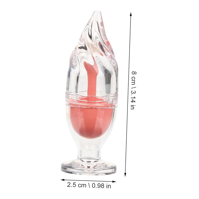 6pcs Ice Cream Lip Gloss Tubes Empty Diy Lipstick Containers Stylish Refillable Holders for Homemade Cosmetic Fun for Travel and Handbag