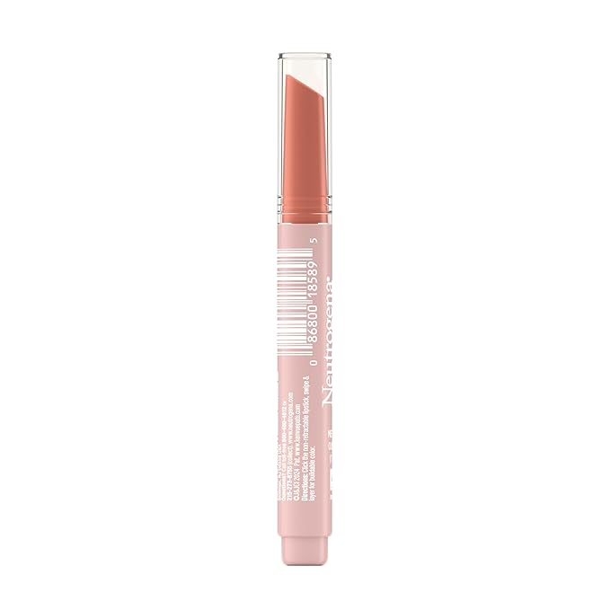 Neutrogena High Shine Glossy Lip with Maracuja Oil + Vitamins & Antioxidant Vitamin E, Nourishing Glossy Lip, Non-Retractable, Pigmented For Buildable Color, Temptation, 0.07 oz