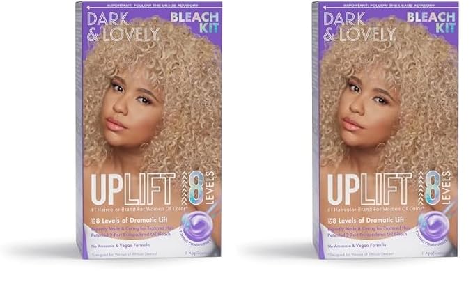 SoftSheen-Carson Interbeauty Dark and Lovely® Uplift Bleaching Kit for Blonde Hair, Includes Bleach Powder, Developer, and Toner
