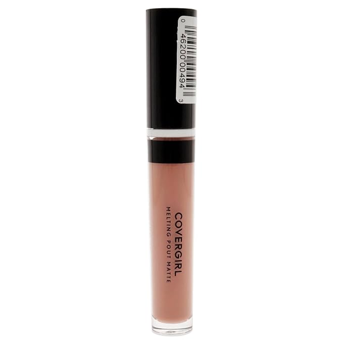 COVERGIRL Melting Pout Matte Liquid Lipstick, Champagne Showers, 0.11 Pound, 1 Count (packaging may vary)