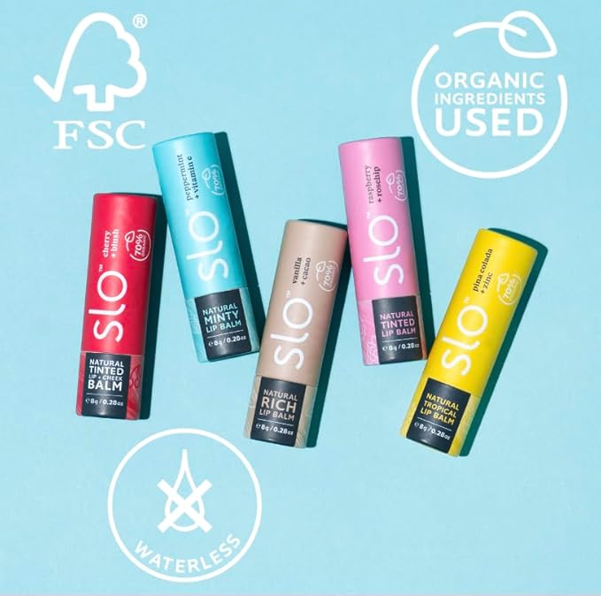 Slo | Natural Lip Balm - All Natural Lip 28oz