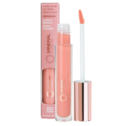 Mineral Fusion Hydro-Shine Lip Gloss, Bermuda, 0.15 Ounces