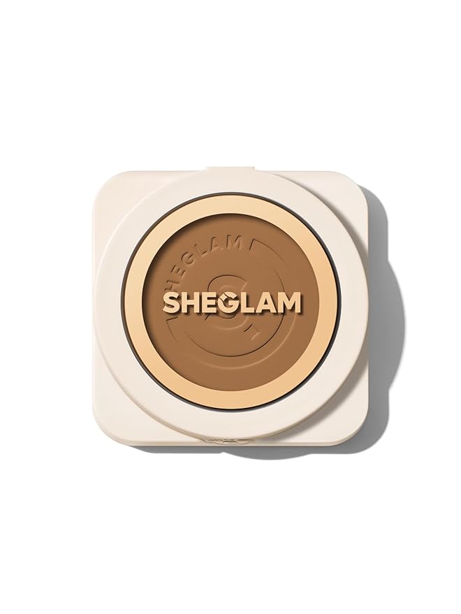 SHEGLAM SKin-Focus Full Coverage Powder Foundation Oil-Control Lightweight