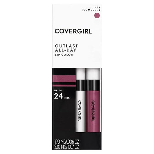 COVERGIRL Outlast All-Day Lip Color With Topcoat, Plum Berry