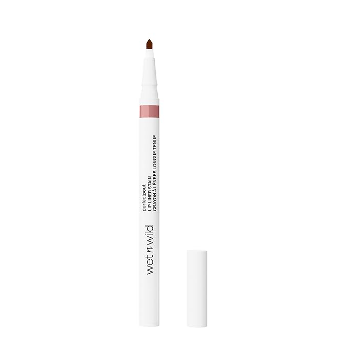wet n wild Perfect Pout Lip Liner Stain, Long-Lasting Transfer-Proof Formula with Blade-Like Applicator for Precision & Full Lip Coverage, Vegan & Cruelty-Free - Nude Tights