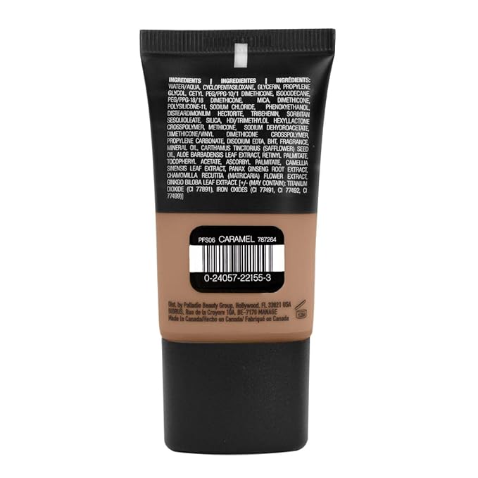 Palladio Powder Finish Liquid Foundation, Natural Matte Appearance,