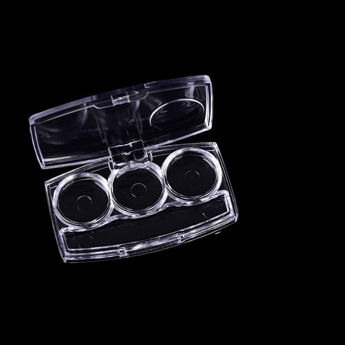 10 Pcs Clear Empty Eyeshadow Palette Plastic Eyeshadow