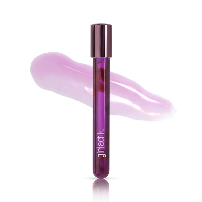 Girlactik Rose Oil Tinte Petal Gloss, 0.17 OZ (Wisteria)