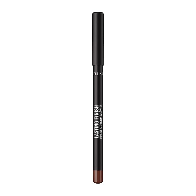 Rimmel Lasting Finish 8HR Lip Liner, 790 Brownie Pie, Shelf Pack of 3