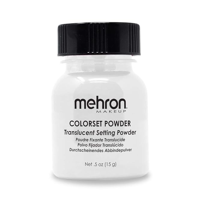 Mehron Makeup Colorset Powder | Translucent Powder Setting (14 g) 5 oz