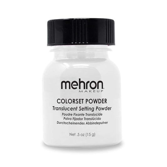 Mehron Makeup Colorset Powder | Translucent Powder Setting (14 g) 5 oz