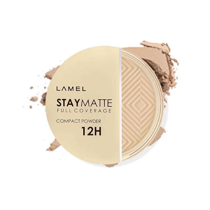 Lamel Stay Matte Compact Powder - Light Natural
