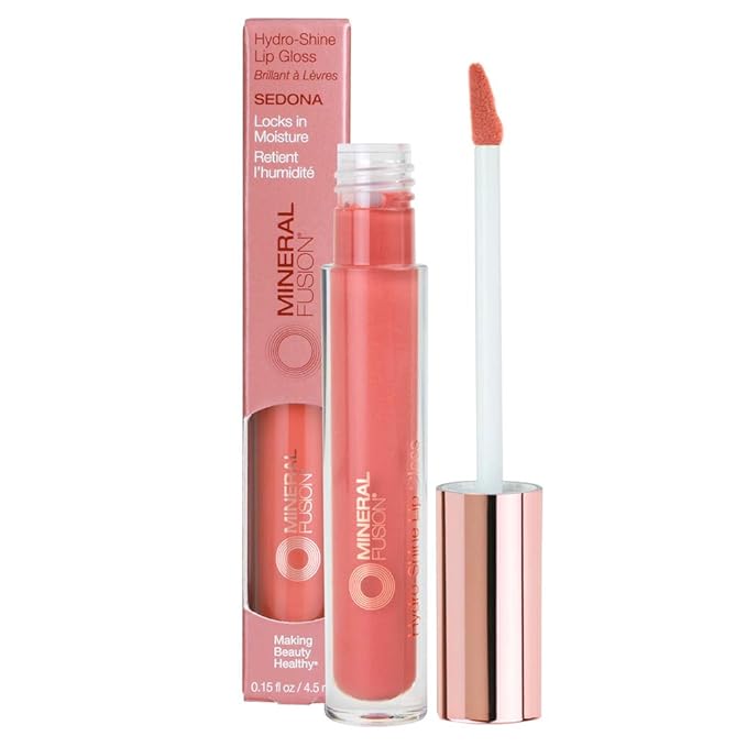 Mineral Fusion HydroShine Lip Gloss, Sedona, 0.15 Ounce