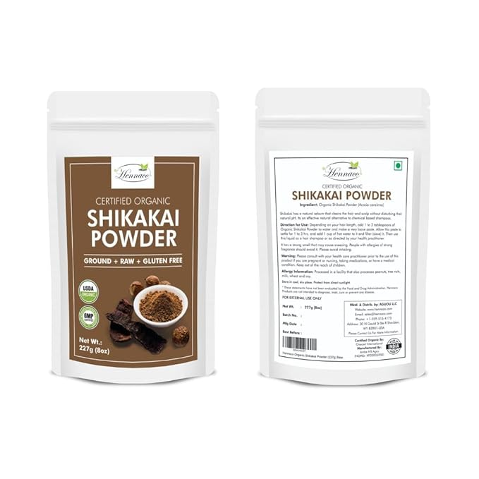 Organic Shikakai Powder| Acacia concinna Powder| Natural Hair (8 OZ) 227 G