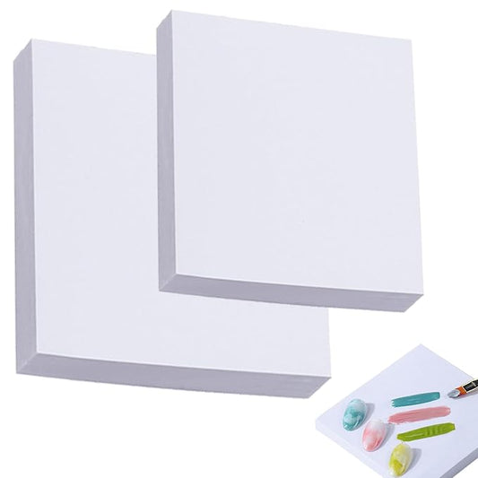 100Pcs Nail Art Polish Palette Paper Disposable Makeup