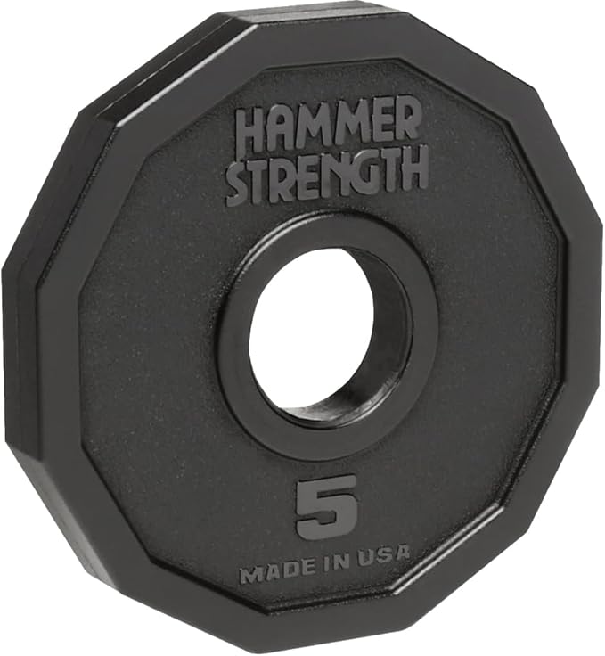 Hammer Strength 5Lb 12 Sided Urethane Olympic Plate