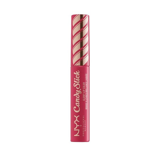 NYX PROFESSIONAL MAKEUP Candy Slick Glowy Lip Color Gloss - Watermelon Taffy (Coral Pink)