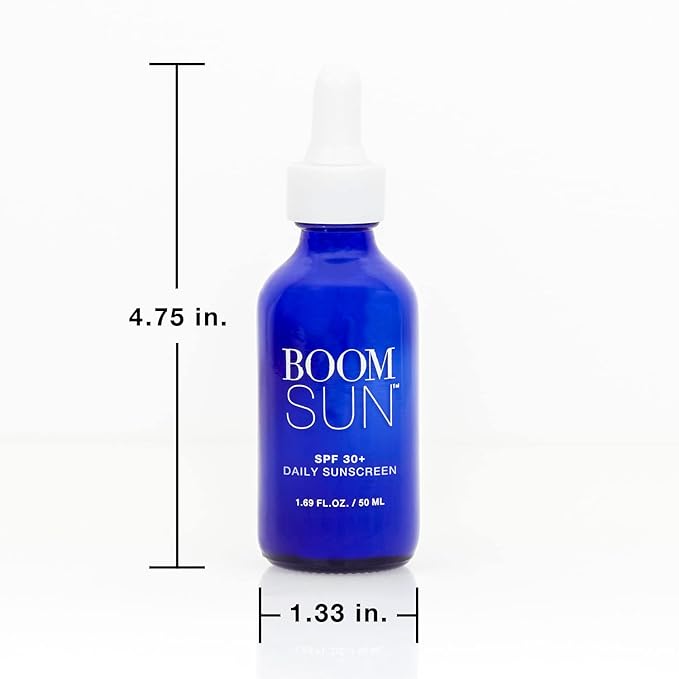 BOOM! by Cindy Joseph Boom Sun - SPF 30 Broad Spectrum Sunscreen for Women Designed for Mature Skin - Sunburn, UVA/B Rays & Blue Light Protection