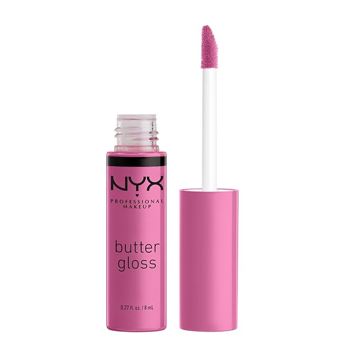 NYX PROFESSIONAL MAKEUP Butter Gloss, Non-Sticky Lip Gloss - Merengue (Pink Lilac)