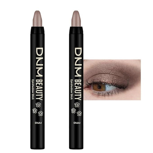 evpct 2Pcs Cream Eyeshadow Sticks Set for Eyes Waterproof, Taupe Shimmer Matte Eye shadow Stick Pencil Pen Bulk sombras en crema para ojos 19+19