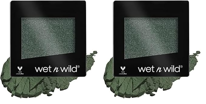 wet n wild Color Icon Satin Eyeshadow Single | High Pigment Long Lasting | Envy (Pack of 2)