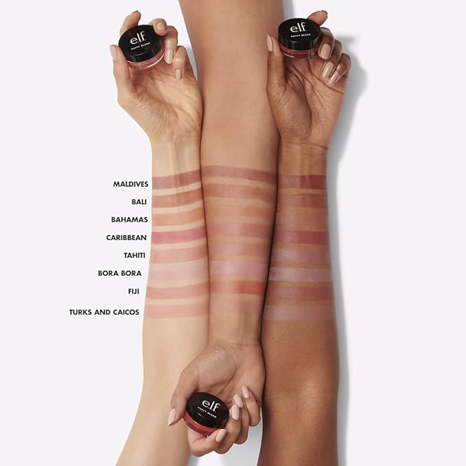 e.l.f. Putty Blush, Creamy & High-Pigment Formula For Cruelty-Free, Fiji