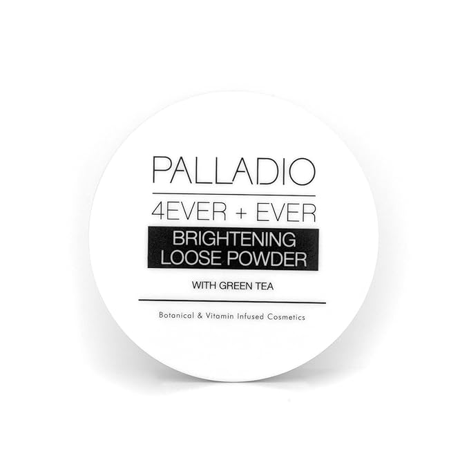 Palladio 4 Ever+Ever Mattifying Loose Setting Powder, Brighten