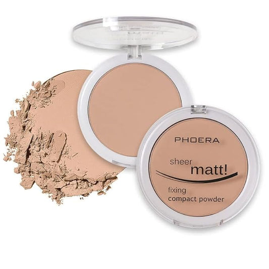 2 Pack PHOERA Matte Face Powder, Control Oil