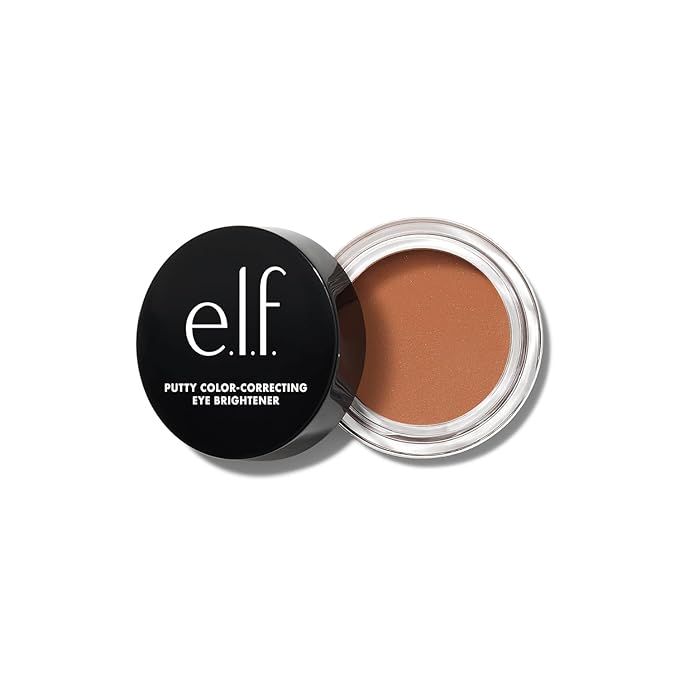 e.l.f. Putty Color-Correcting Eye Brightener, Under-eye Brightener & Cruelty-Free, Tan/Deep