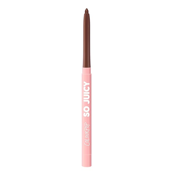 ColourPop So Juicy Plumping Lip Liner with Peptides - Long Lasting Lip Liner for Visibly Plumped & Shaped Lips - Enriched with Smoothing Ceramides & Peppermint - Slay (0.01 oz)