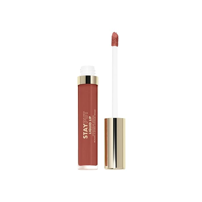 Milani Stay Put Longwear Liquid Lipstick - Smudge-Proof, Kiss-Proof, and Fade-Resistant Formula for All-Day Wear - Vibe