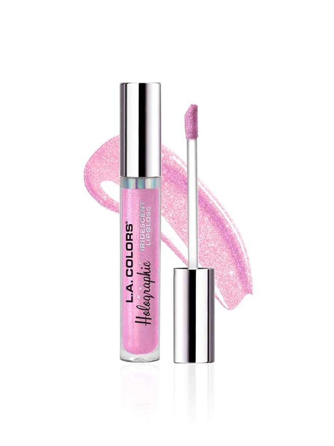 L.A. COLORS Holographic Iridescent Lipgloss, Sugared CLG421