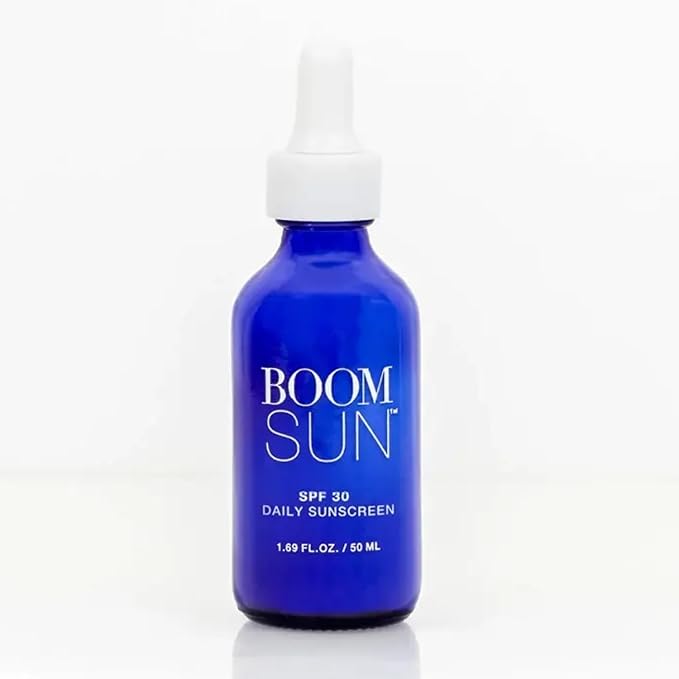 BOOM! by Cindy Joseph Boom Sun - SPF 30 Broad Spectrum Sunscreen for Women Designed for Mature Skin - Sunburn, UVA/B Rays & Blue Light Protection
